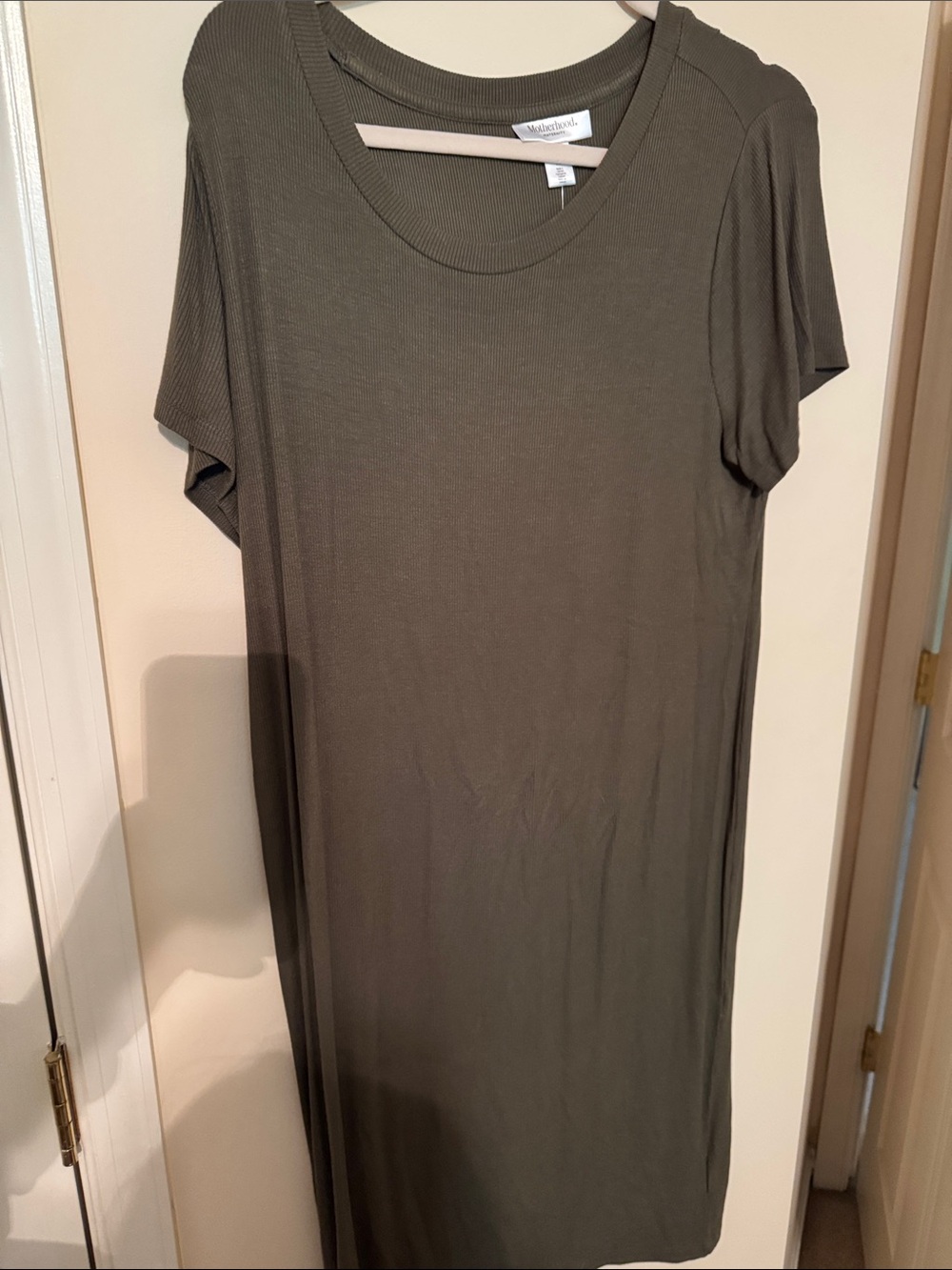 Motherhood dress green XL NWT